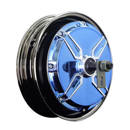 10'' blue cover hub motor