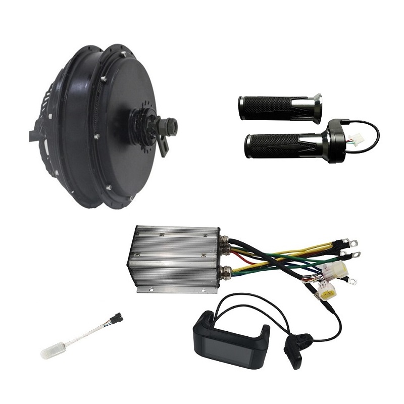 3000W E-bike motor with Kelly Controller and TFT Display