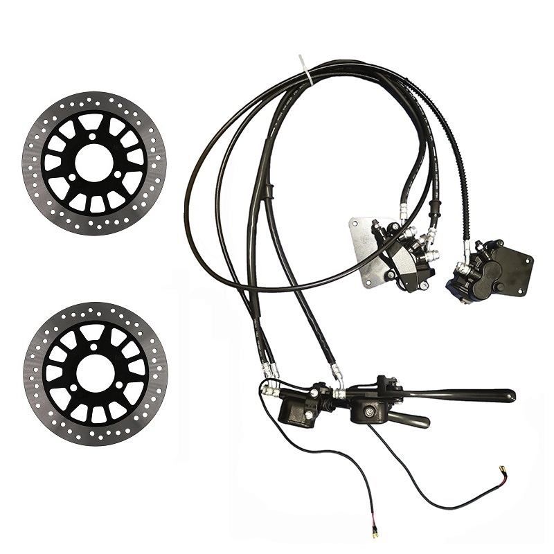 Electric motorcycle disc brake