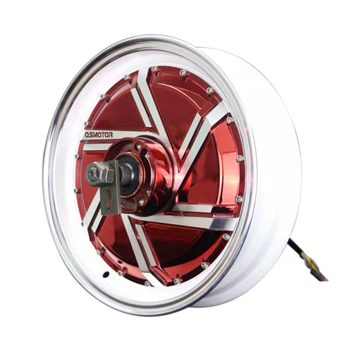 13inch qs hub motor with red color